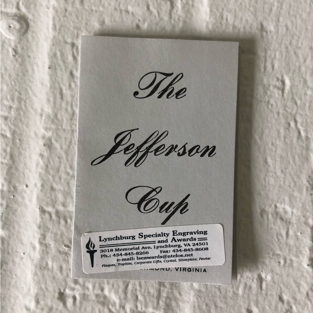 New CAMELOT PEWTER JEFFERSON Cup 8oz - Picture 8 of 9